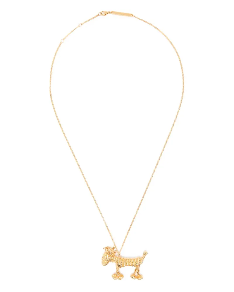 Loewe Sausage dog necklace - Gold Gold