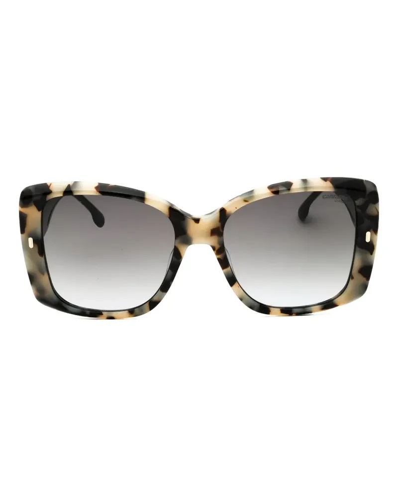 Carrera Eckige Sonnenbrille in Schildpattoptik - Nude Nude