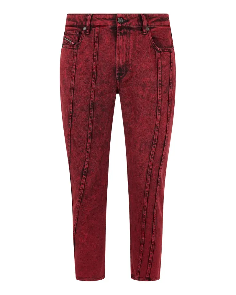 Diesel acid-wash slim-fit jeans - Rot Rot