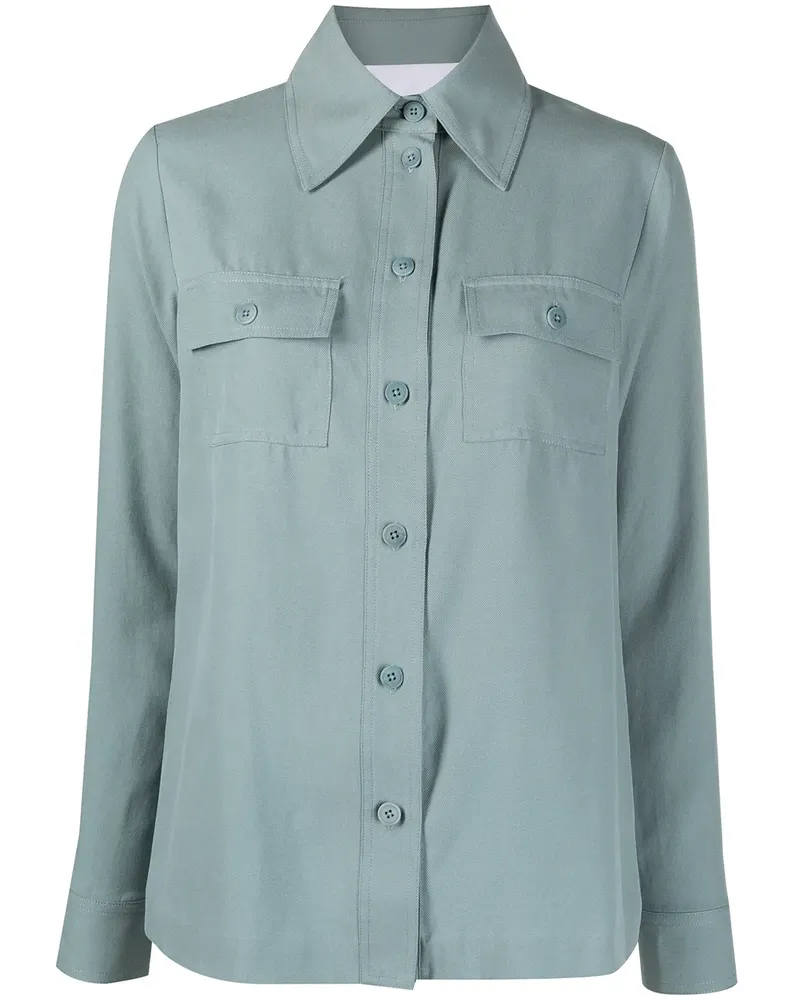REMAIN Klassisches Hemd - Blau Blau