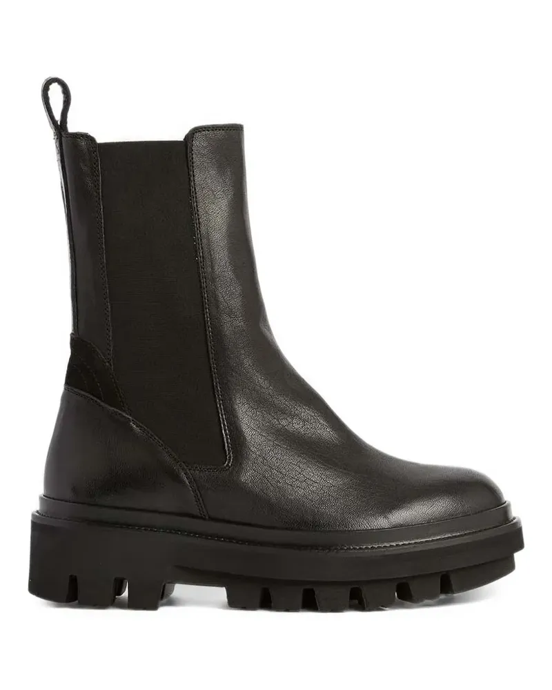 AllSaints Billie Chelsea-Boots mit dicker Sohle - Schwarz Schwarz