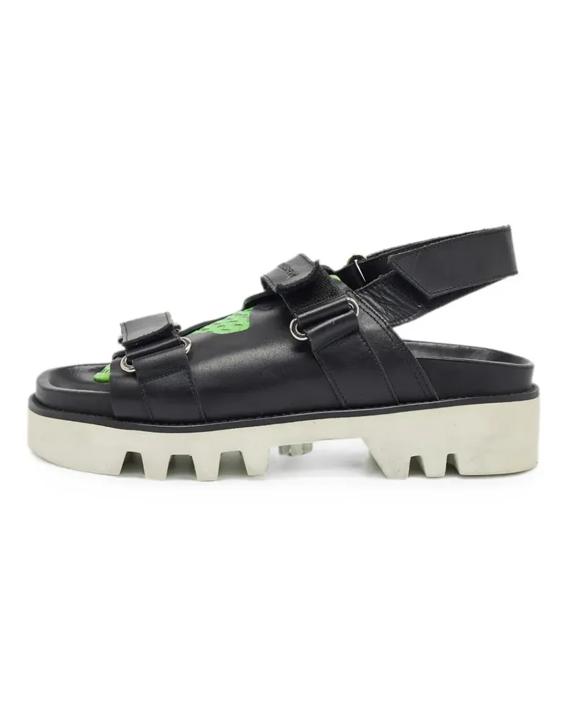 Dsquared2 Slingback-Sandalen mit Klettverschluss - Schwarz Schwarz