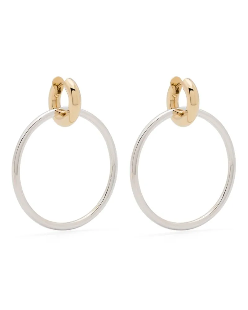 Spinelli Kilcollin 18kt Casseus SG Gelbgold- und Sterlingsilberohrringe Silber
