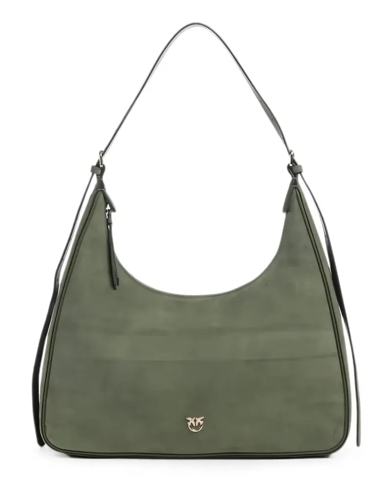 Pinko Schultertasche mit Logo-Anhänger - Grün Grün