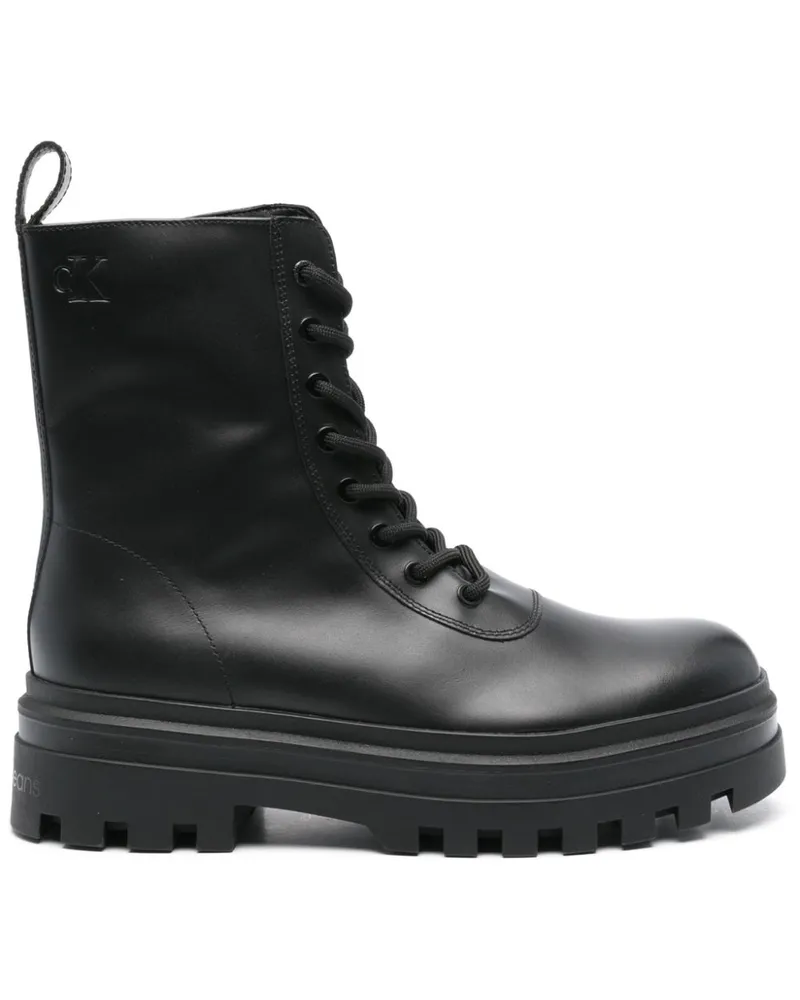 Calvin Klein Stiefel mit Profilsohle - Schwarz Schwarz
