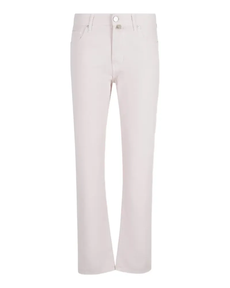 Jacob Cohën logo-patch jeans - Rosa Rosa