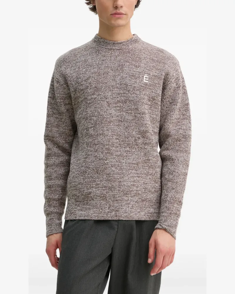 Études Studio Pullover mit rundem Ausschnitt - Braun Braun