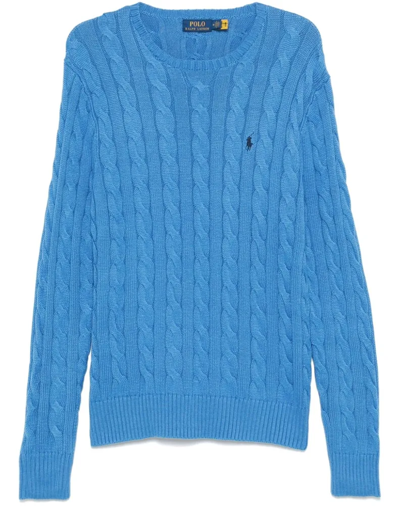 Ralph Lauren Pullover mit Polo Pony-Stickerei - Blau Blau