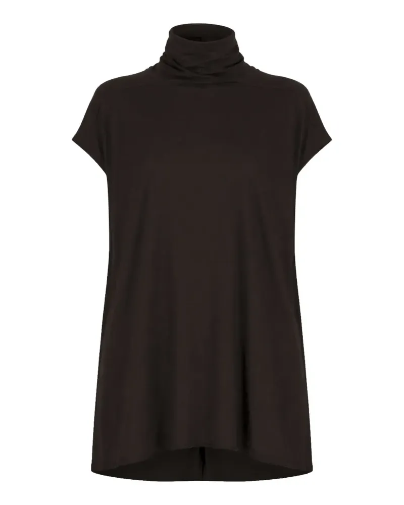 Rick Owens roll-neck top - Schwarz Schwarz