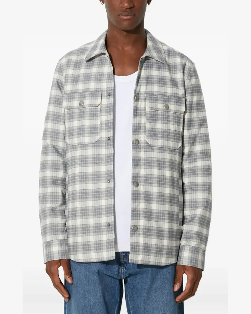 A.P.C. Kariertes Hemd mit Brusttaschen - Nude Nude