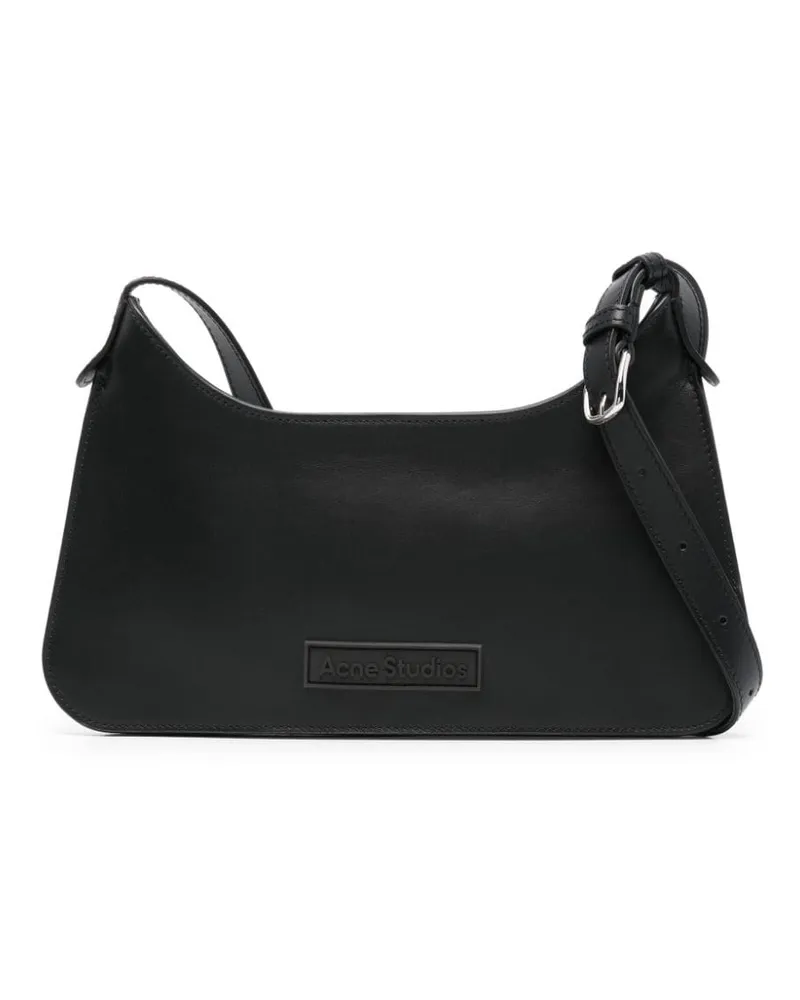 Acne Studios Umhängetasche mit Logo-Applikation - Schwarz Schwarz