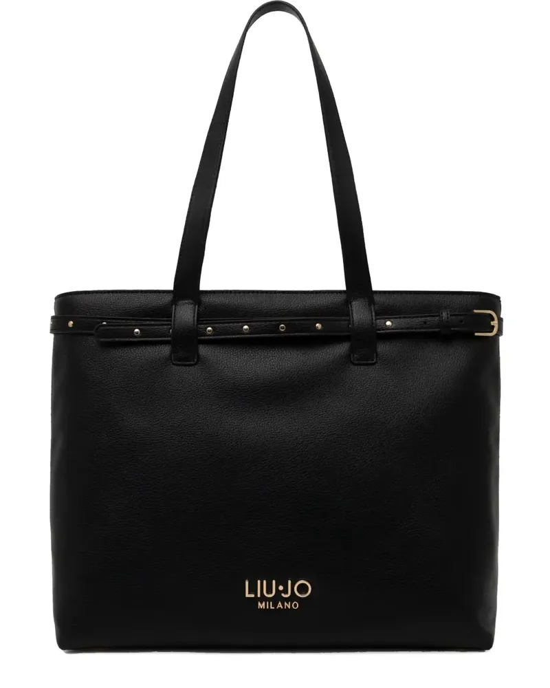 Liu Jo Handtasche mit Logo-Schriftzug - Schwarz Schwarz