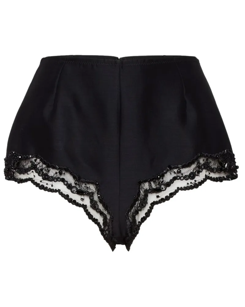 Dsquared2 Shorts mit Spitzenborte - Schwarz Schwarz