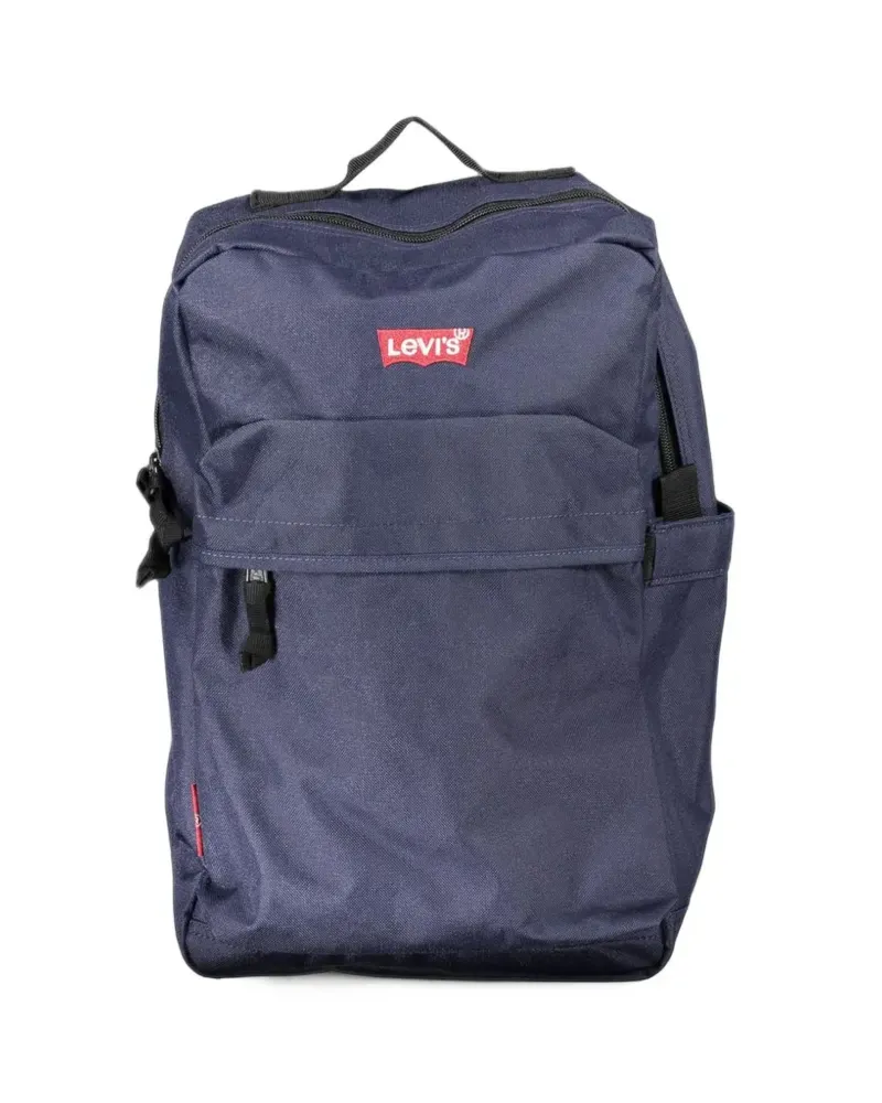 Levi's logo-patch backpack - Blau Blau