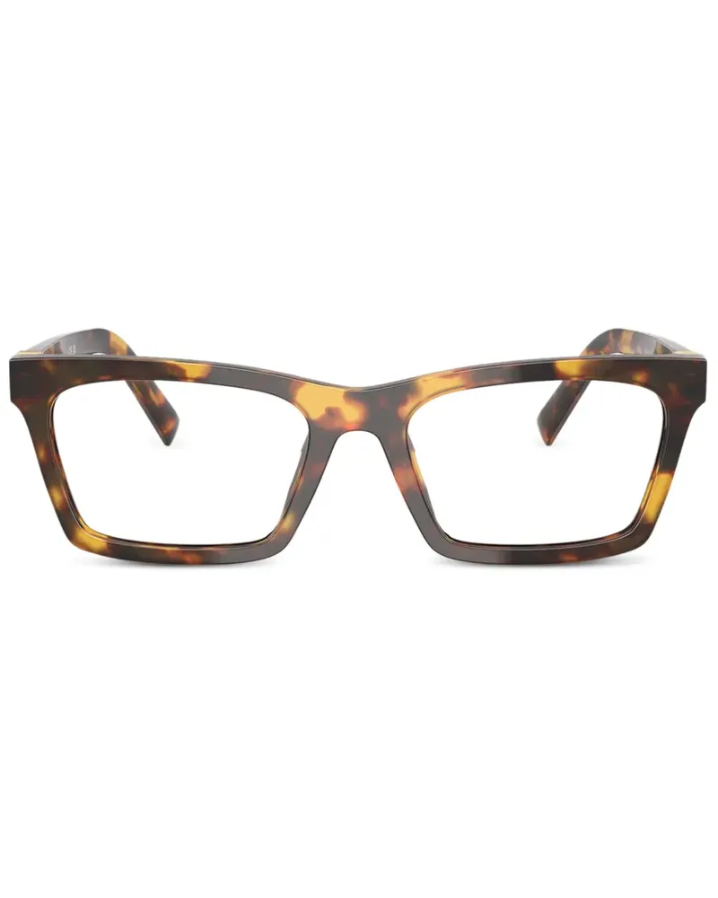 Miu Miu Brille mit eckigem Gestell - Braun Braun