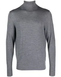 Calvin Klein Fein gestrickter Rollkragenpullover Grau