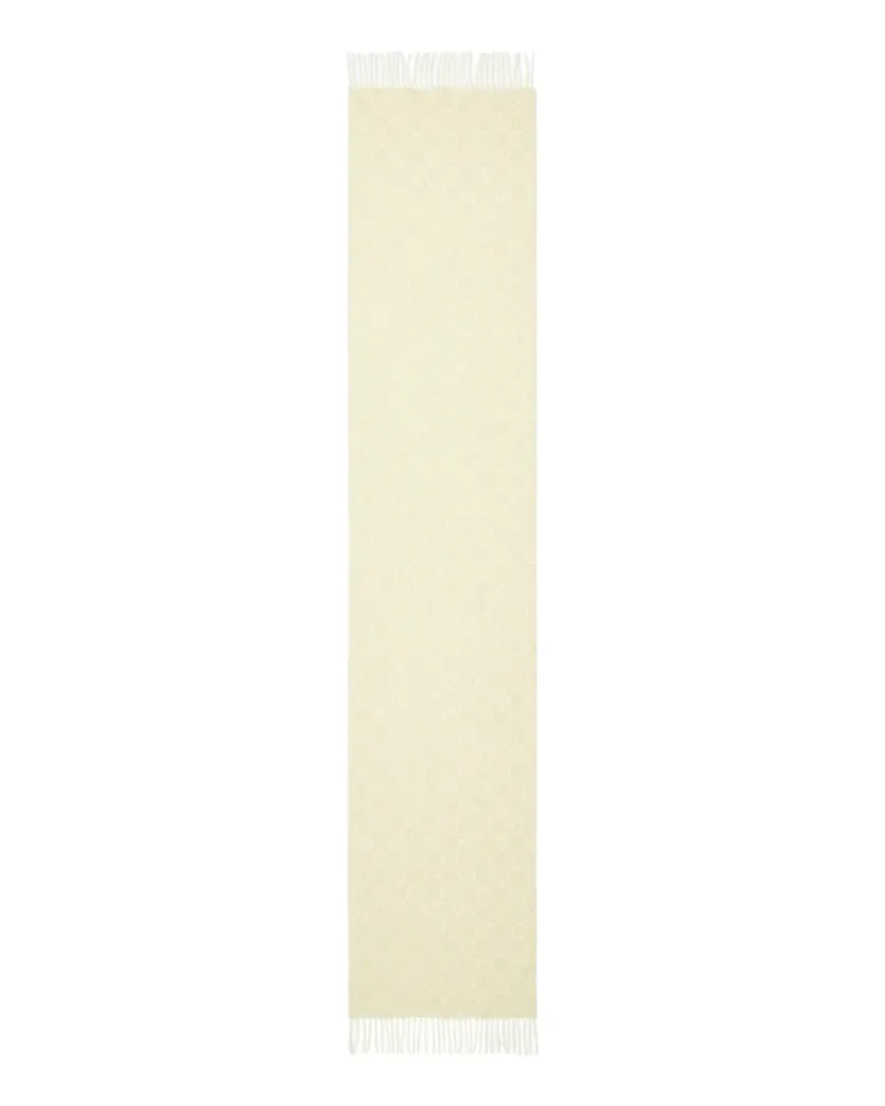 Tory Burch Schal mit Monogrammmuster - Nude Nude