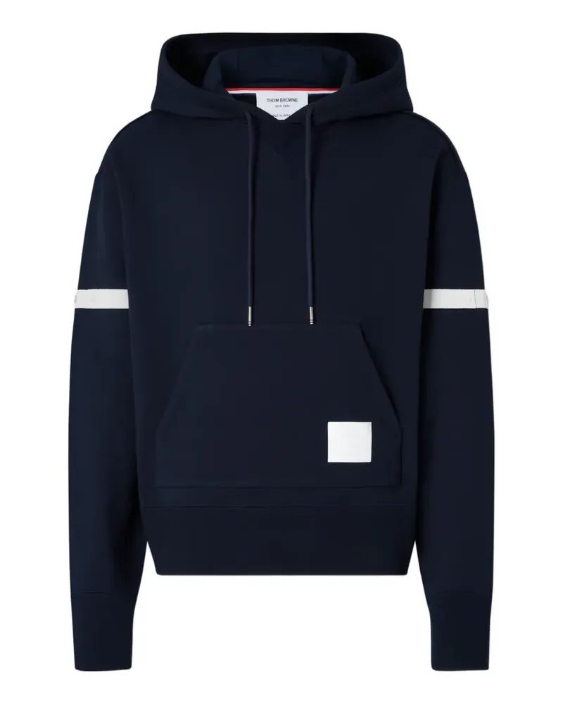 Thom Browne Oversized-Hoodie mit Logo - Blau Blau