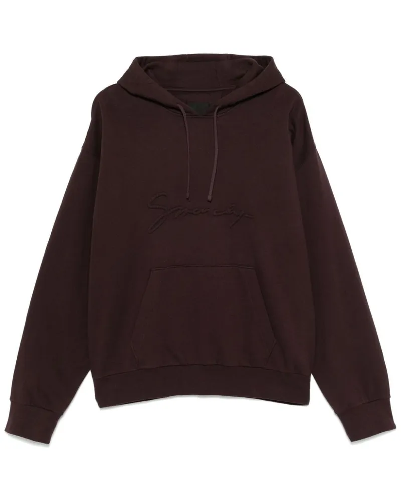 Givenchy Hoodie mit Logo-Prägung - Violett Violett