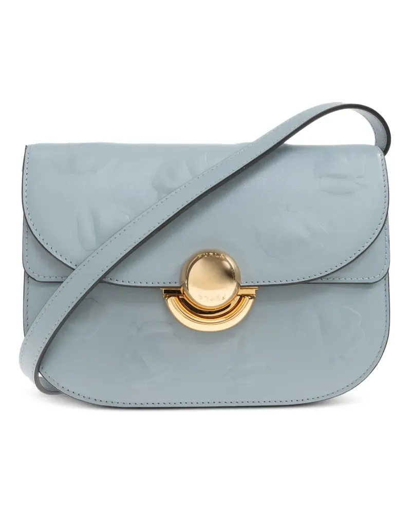 Furla Sfera Schultertasche mit Prägung - Blau Blau