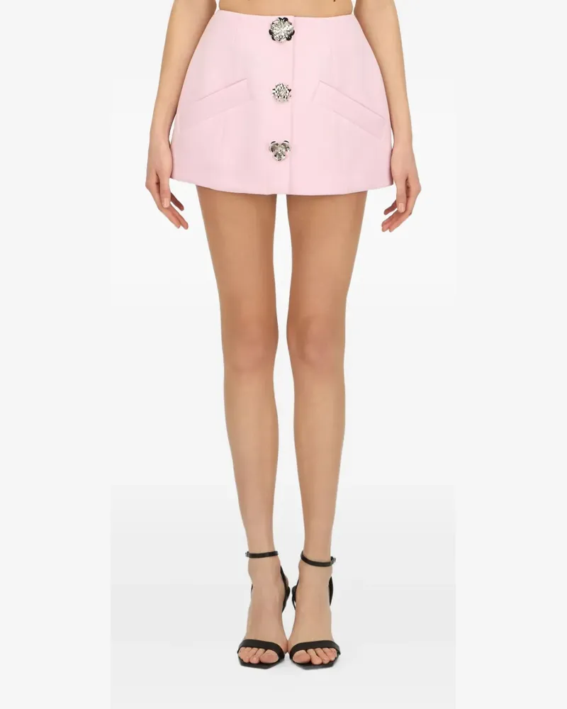 Blumarine Rock mit Knöpfen - Rosa Rosa