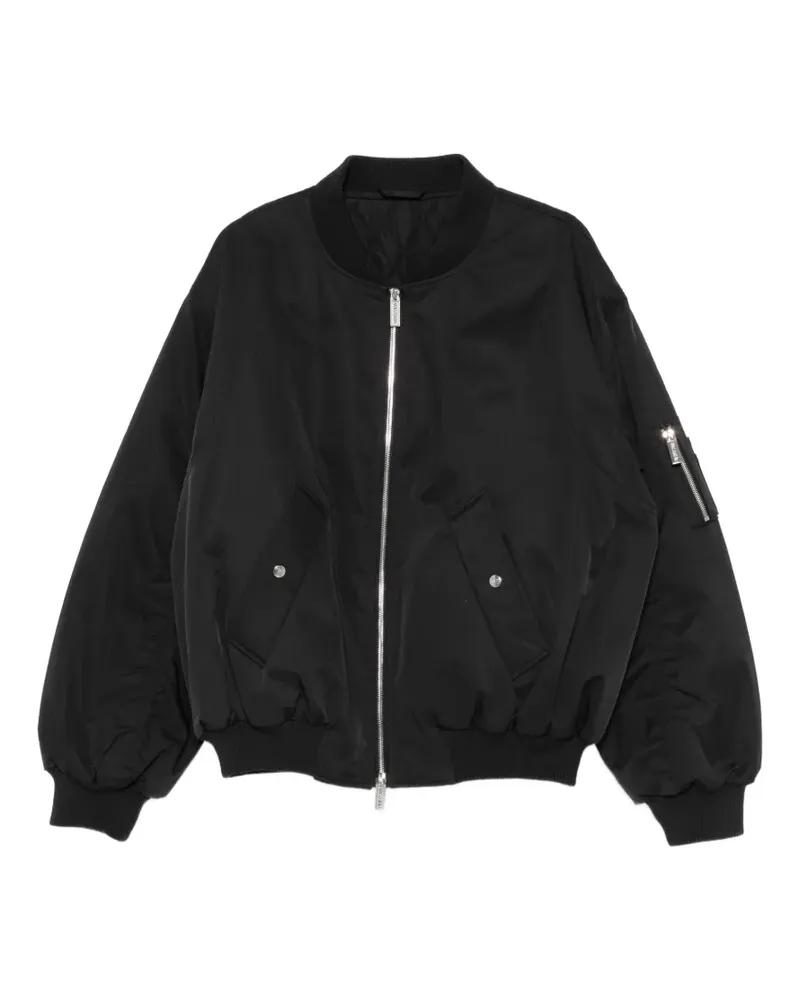 WRSTBHVR Bomberjacke mit Reißverschluss - Schwarz Schwarz