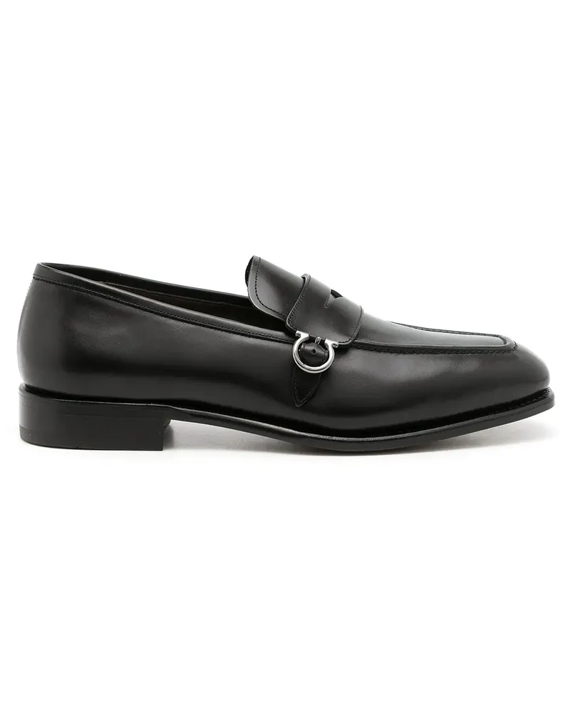 Ferragamo Klassische Penny-Loafer - Schwarz Schwarz