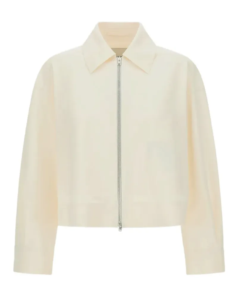 Herno Cropped-Jacke mit Reißverschluss - Nude Nude