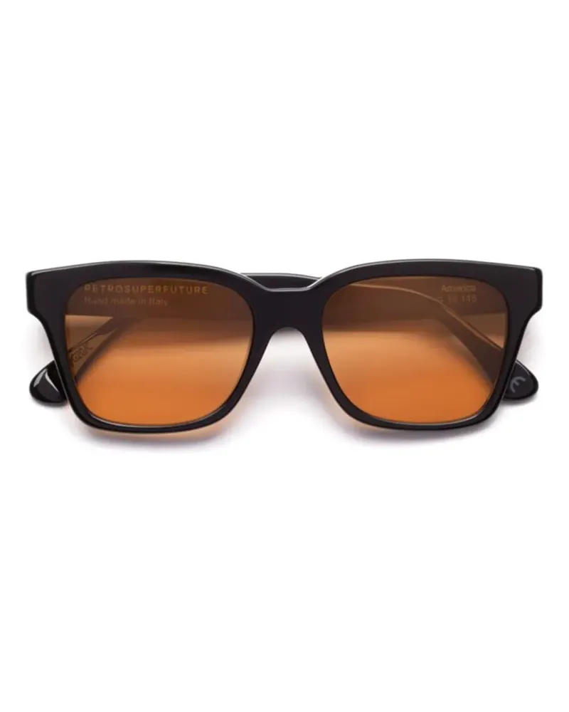 RETROSUPERFUTURE America Refined Sonnenbrille - Schwarz Schwarz