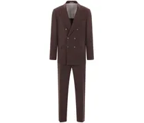 Anzug aus Leinen - Braun