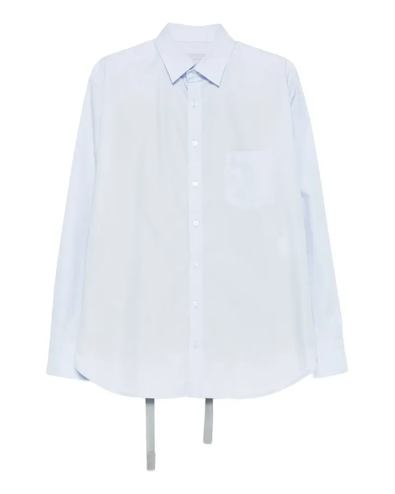 kolor long-sleeve poplin shirt - Blau Blau