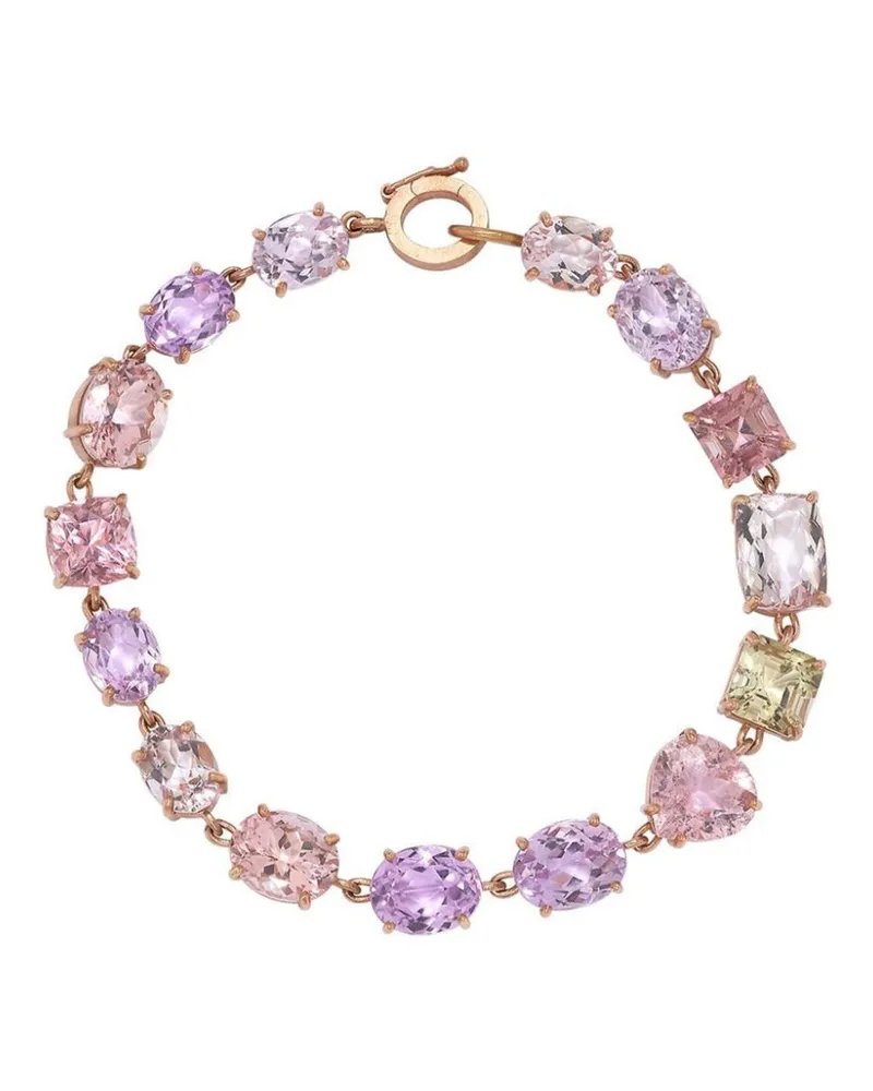 Irene Neuwirth 18kt Gemmy Gem Rotgoldarmband - Rosa Rosa