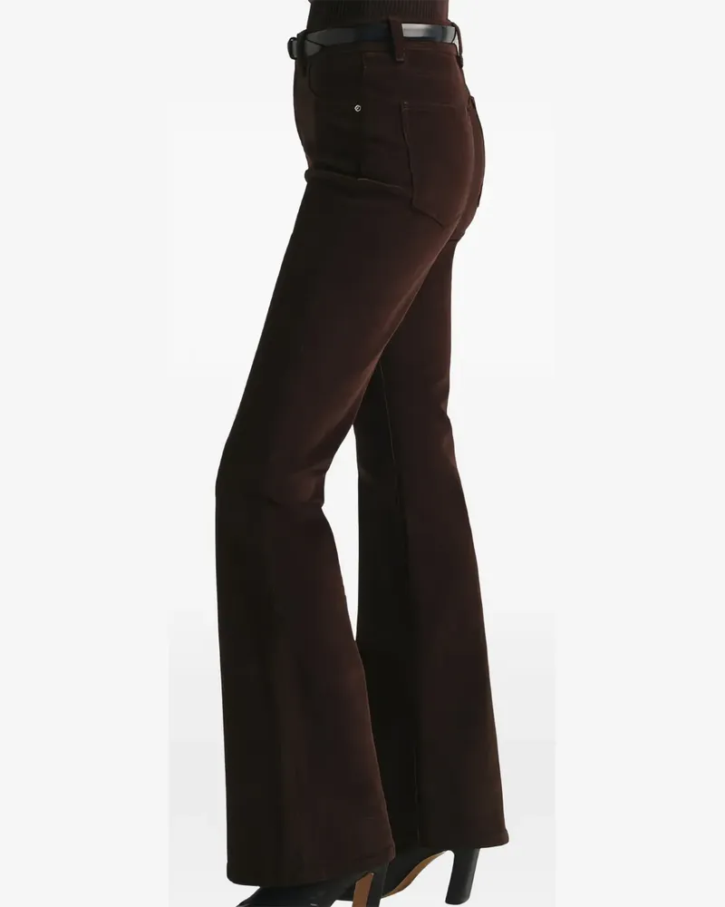 DL1961  Bridget Bootcut-Jeans mit Cordstruktur - Braun Braun