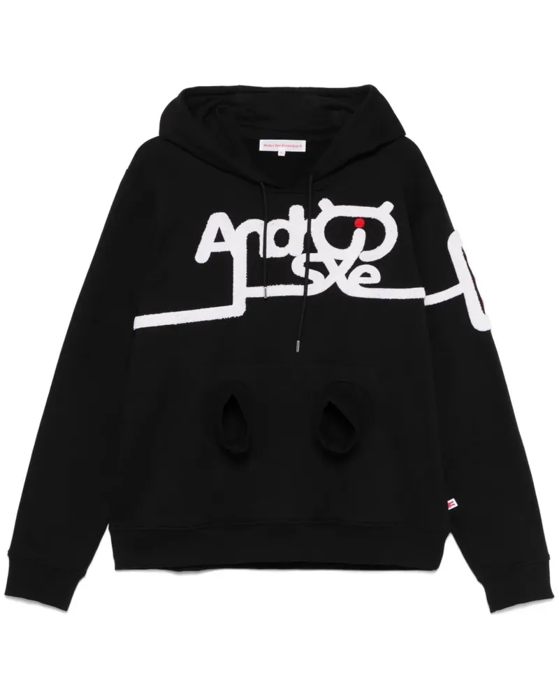 Walter van Beirendonck Android Hoodie - Schwarz Schwarz