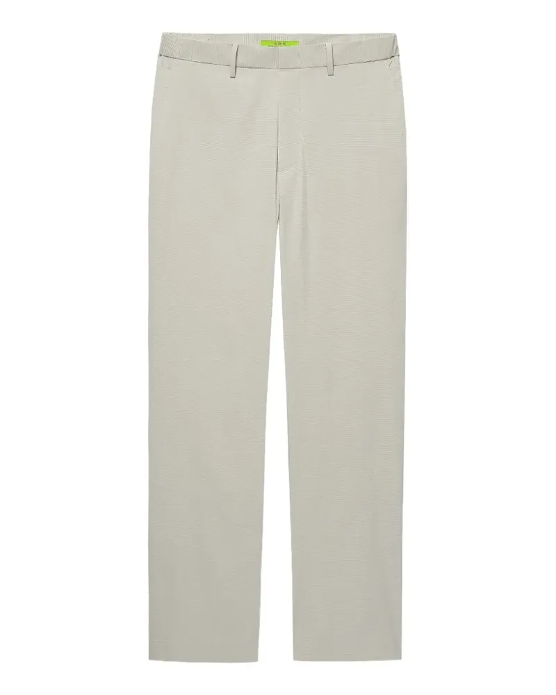 Shanghai Tang seersucker tailored trousers - Nude Nude