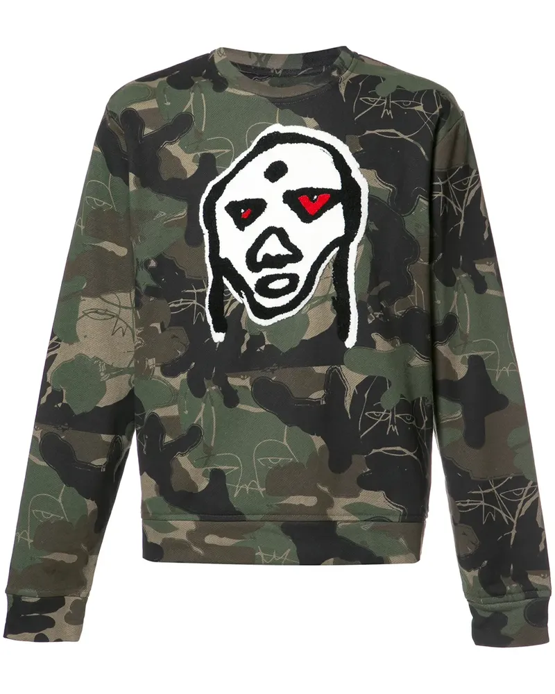 Haculla Sweatshirt mit Camouflage-Print - Grün Grün