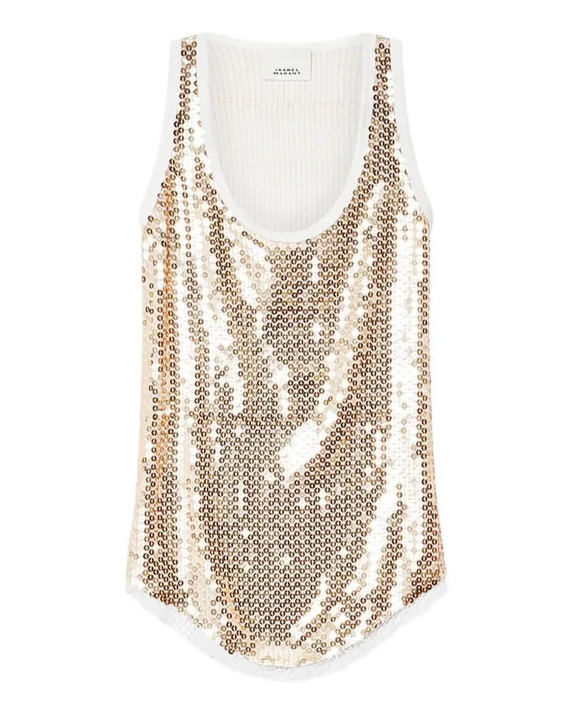 Isabel Marant Renelle top - Gold Gold