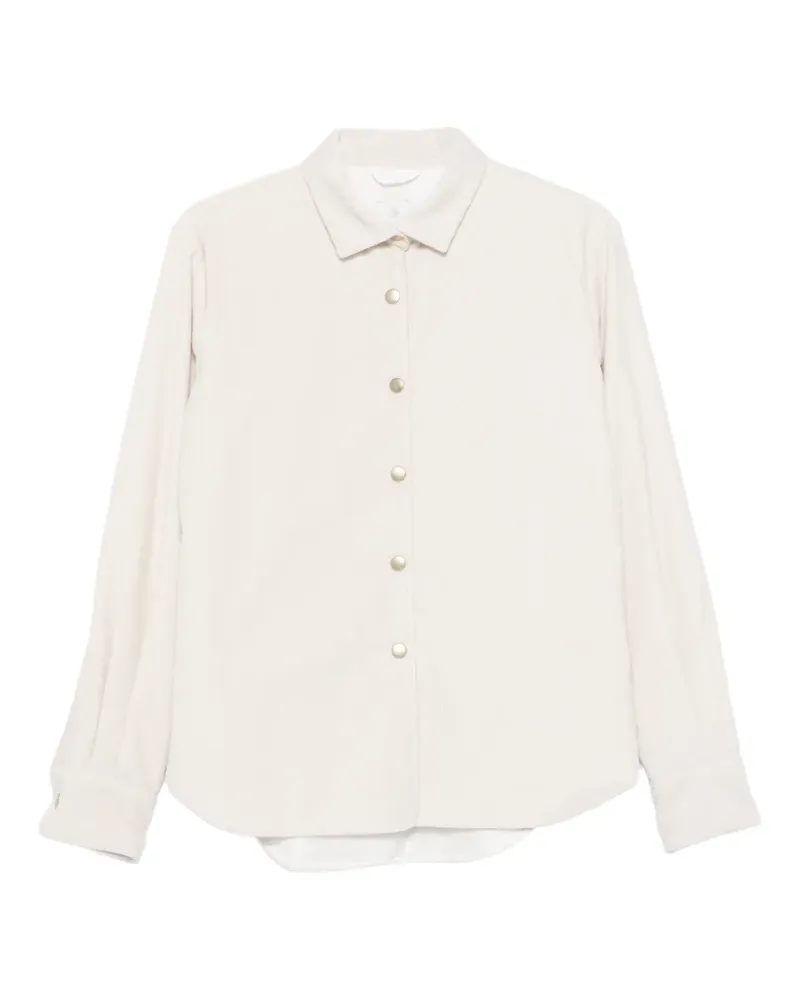 Eleventy corduroy long-sleeve shirt - Nude Nude