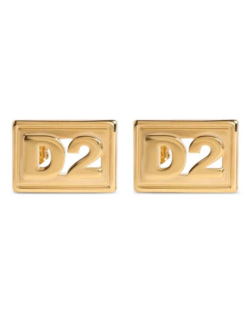 Dsquared2 D2 Statement Ohrringe - Gold Gold