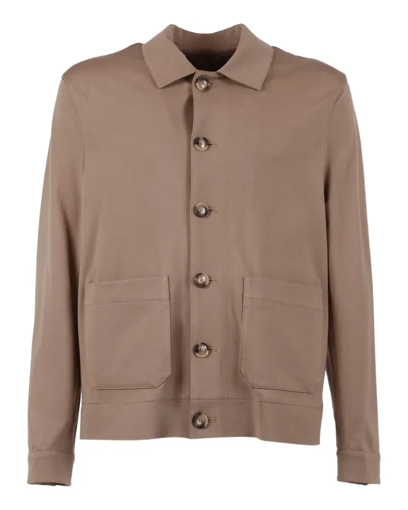 CIRCOLO 1901 polo-collar jacket - Nude Nude