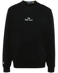 Ralph Lauren Sweatshirt mit Polo Pony-Motiv Schwarz