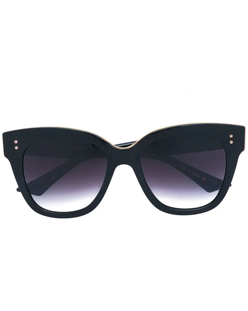 DITA Sonnenbrille in Oversized-Passform - Schwarz Schwarz