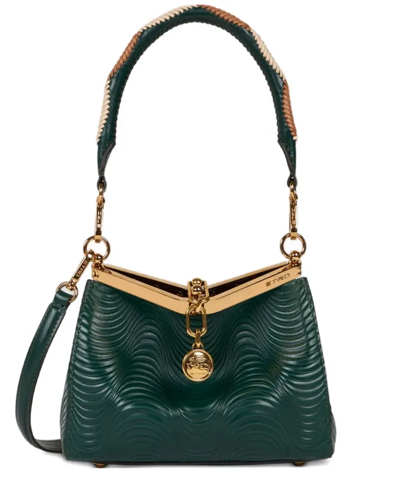 Etro Kleine Vela Schultertasche - Grün Grün