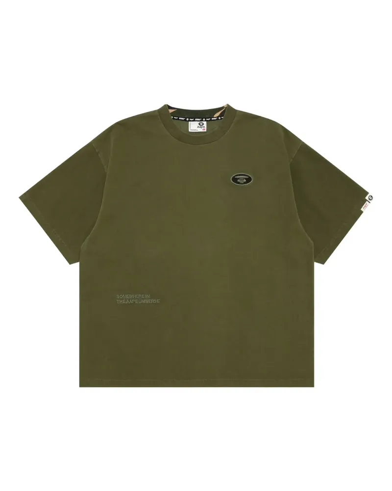 BAPE T-Shirt mit Einsätzen - Grün Grün