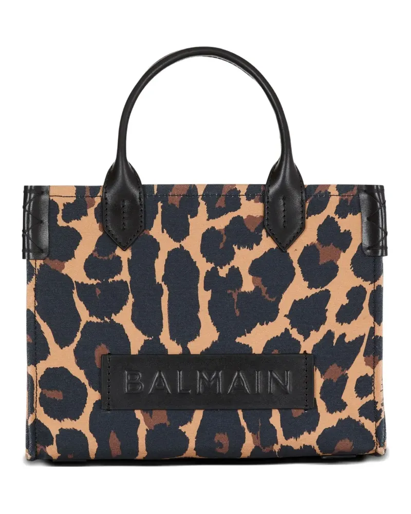 Balmain Kleine B-Army Handtasche - Schwarz Schwarz