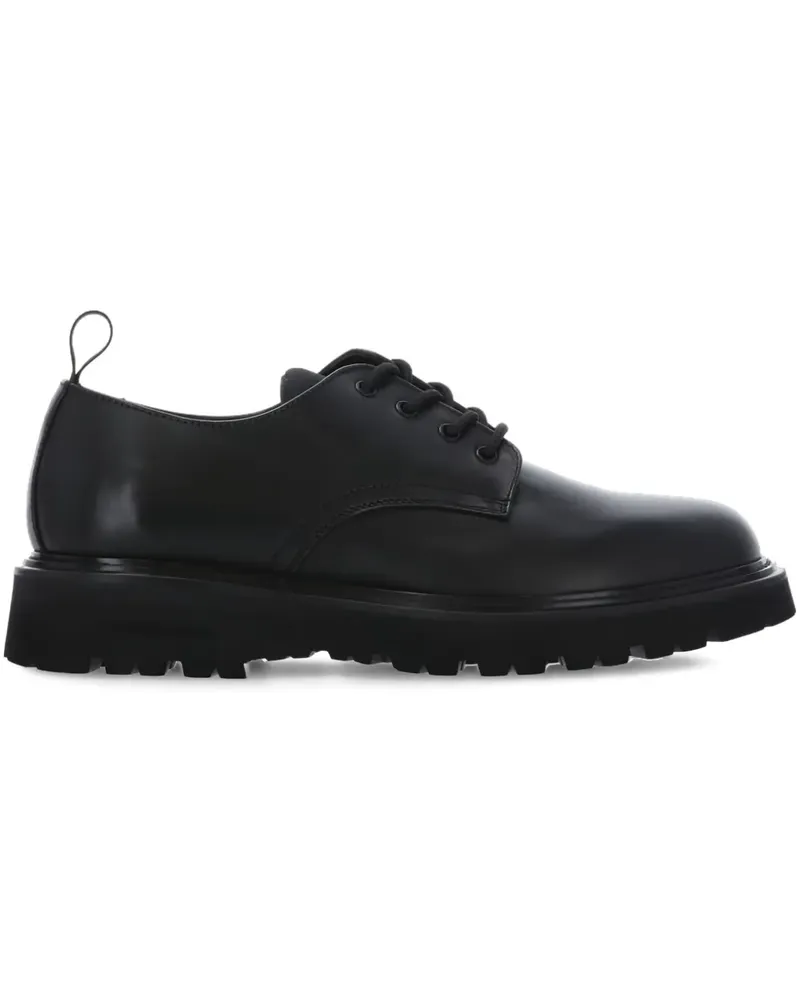 Woolrich lace-up lug-sole shoes - Schwarz Schwarz