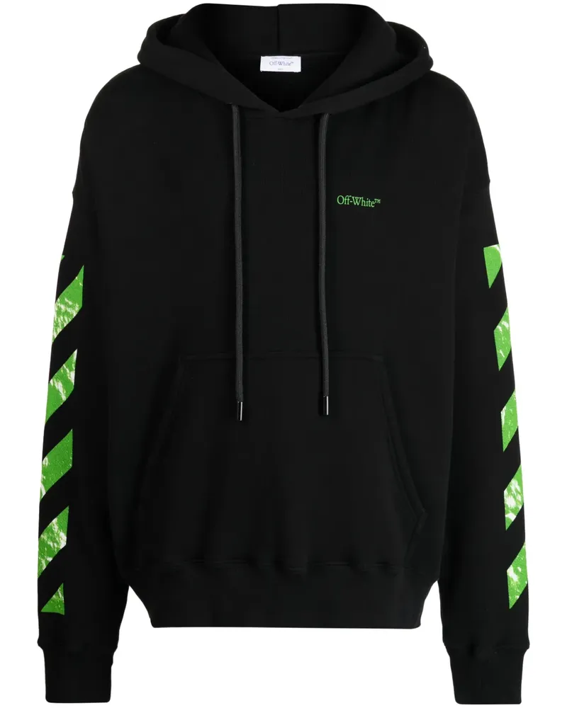 OFF-WHITE Hoodie mit Pfeilen - Schwarz Schwarz