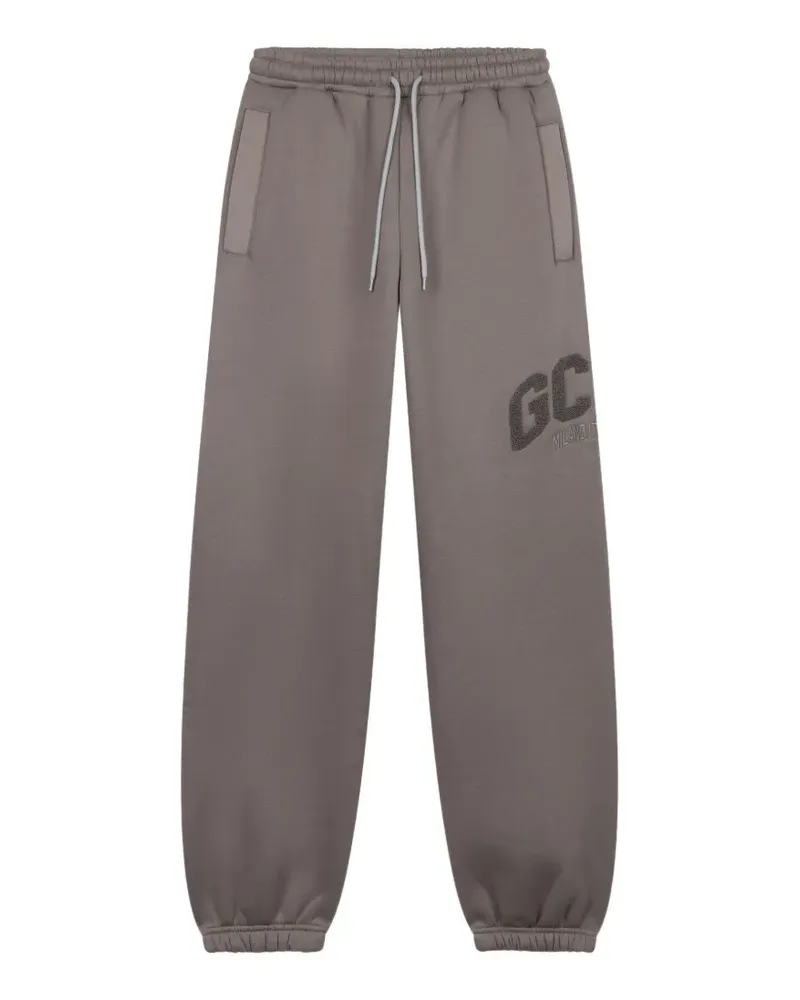 GCDS logo-print track pants - Grau Grau