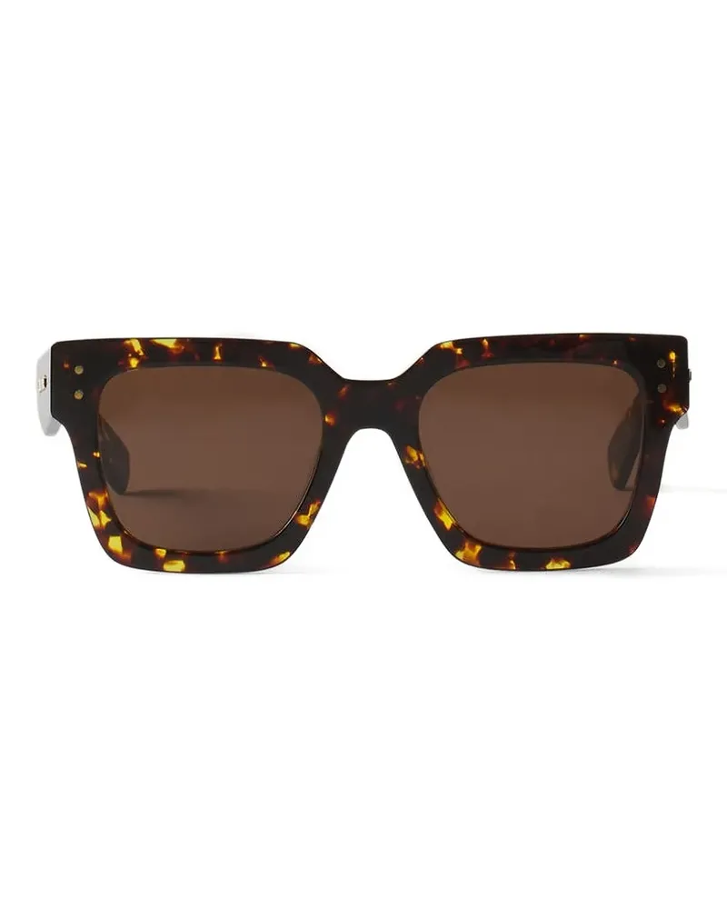Lanvin Sonnenbrille mit eckigem Gestell - Braun Braun