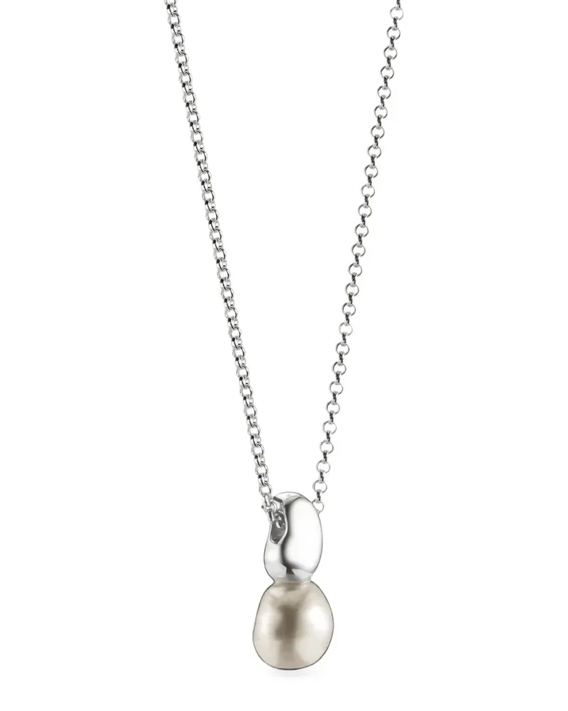 Thomas Sabo Halskette mit Perlenanhänger - Silber Silber